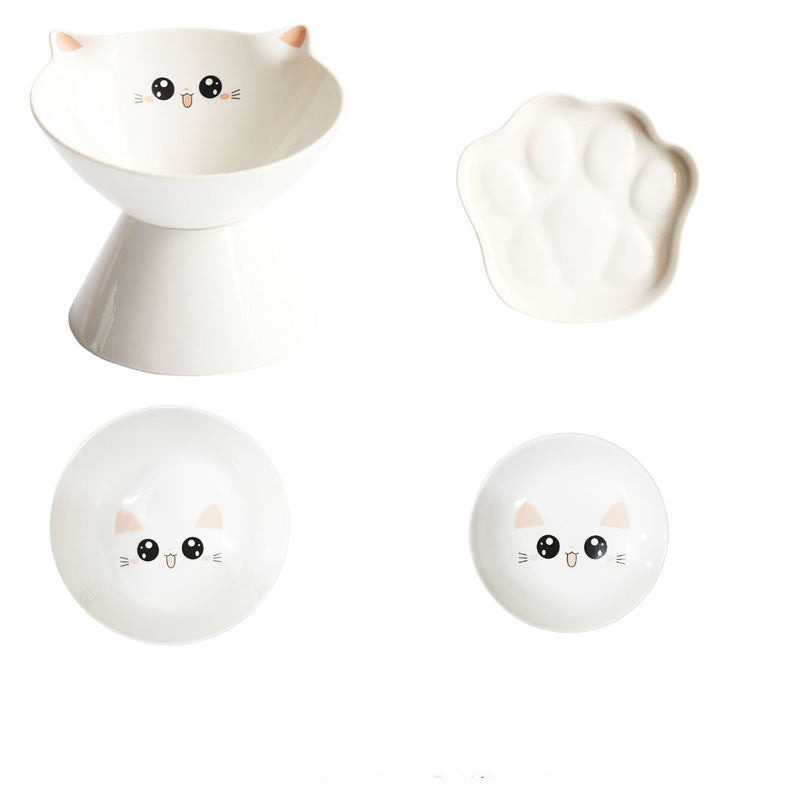 Single  Drinking Food Bowl Cat Supplies