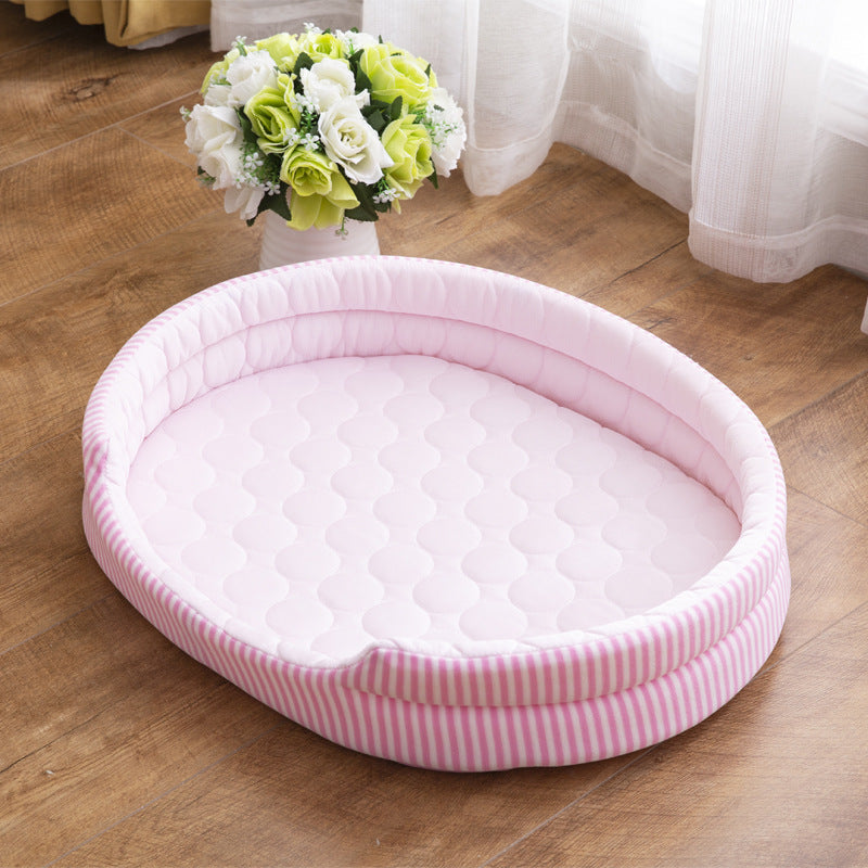 Pet Nest Ice Silk Mat Dog Mat