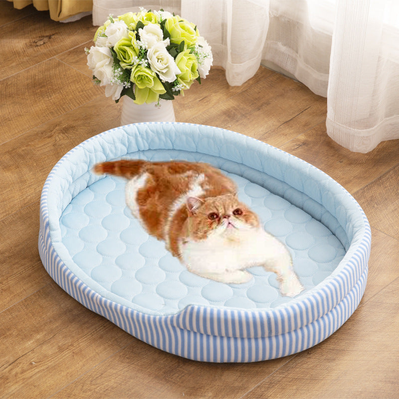 Pet Nest Ice Silk Mat Dog Mat