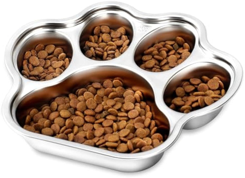 Dog Bowls Slow Feeder Stainless Steel Small Medium Breed Slow Feeding Dog Bowl For Fast Eater Dog Dishes To Slow Down Eating Non Slip Dog Food Bowl